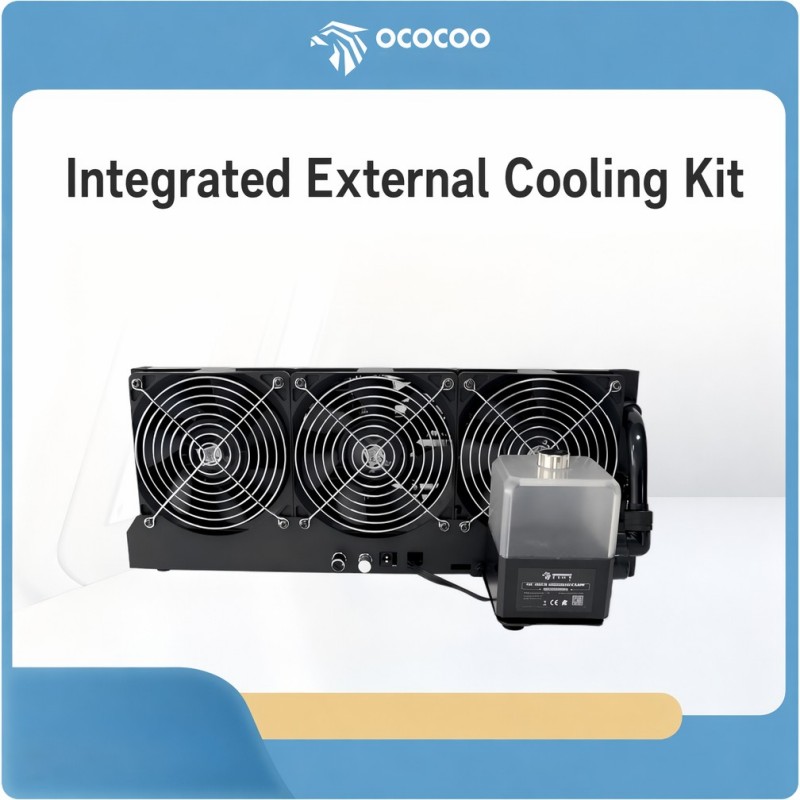 External Radiator Water Cooling Kit - ชุดระบายความร้อนด้วยน้ำภายนอก OCOCOO พร้อมหม้อน้ำ 360 มม. สำหรับเวิร์คสเตชั่น