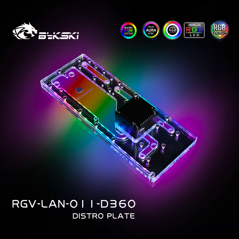แผ่นอะคริลิค BYKSKI Distro Pla - Distro Plate Ddc Pump Combo บทวิจารณ์และราคา