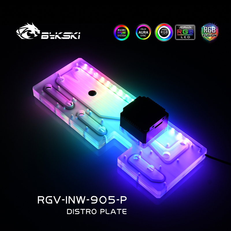 แผ่นกระจายน้ำอะคริลิค Bykski R - Distro Plate Ddc Pump Combo บทวิจารณ์และราคา